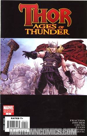 Thor Ages Of Thunder Cover B 2nd Ptg Patrick Zircher Variant Cover