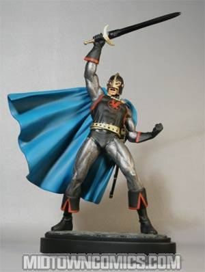Black Knight Blue Cape Statue By Bowen