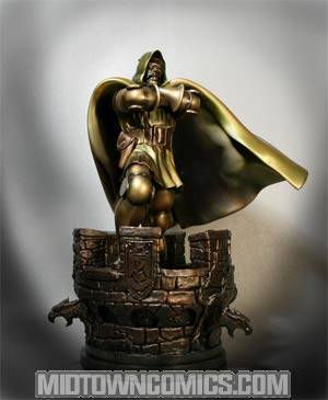 Dr Doom Faux Bronze Statue By Bowen