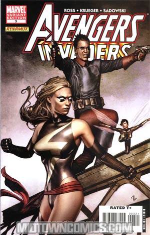 Avengers Invaders #3 Incentive Adi Granov Variant Cover