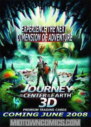 Journey To The Center Of The Earth 3-D Trading Cards Pack