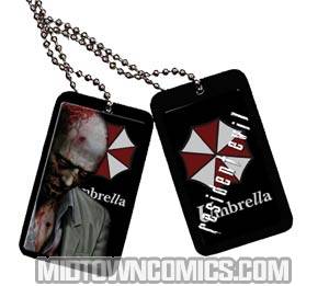 Resident Evil Zombrella Dog Tags