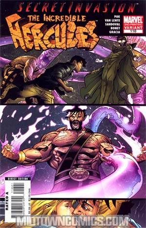 Incredible Hercules #118 Cover B 2nd Ptg Sandoval Variant Cover (Secret Invasion Tie-In)