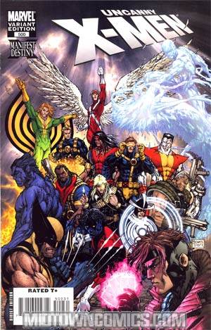 Uncanny X-Men #500 Cover E Incentive Michael Turner Variant Color Cover (X-Men Manifest Destiny Tie-In)