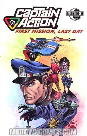 Captain Action First Mission Last Day One Shot Incentive Ruben Procopio Variant Cover