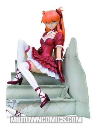 Neon Genesis Evangelion Crimson Asuka Langley Goth Loli PVC Statue