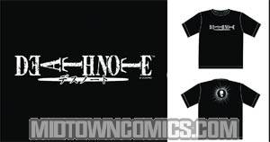 Death Note Logo Black T-Shirt Large