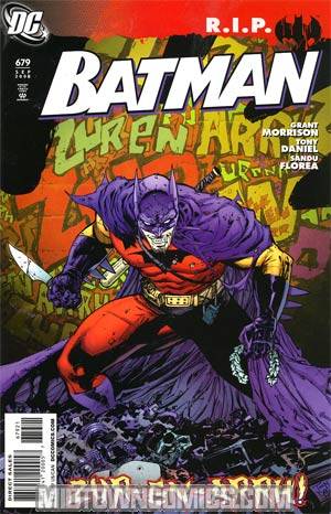 Batman #679 Cover B Incentive Tony Daniel Variant Cover (Batman R.I.P.)