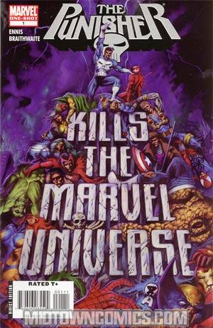 Punisher Kills The Marvel Universe #1 Cover D New Edition 1st Ptg Regular Dougie Braithwaite Cover