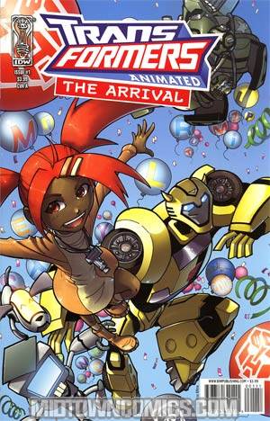 Transformers Animated Arrival #1 Regular Cover A