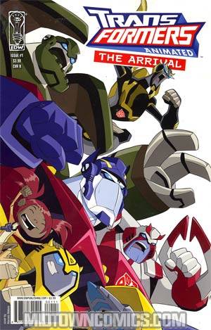 Transformers Animated Arrival #1 Regular Cover B