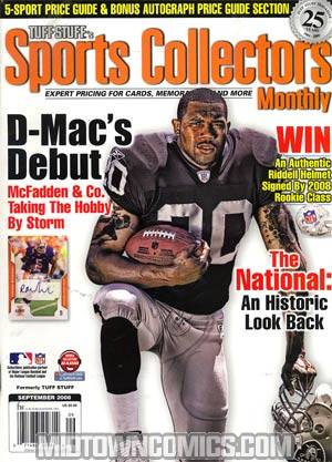Tuff Stuffs Sports Collectors Monthly Vol 25 #6 Sep 2008
