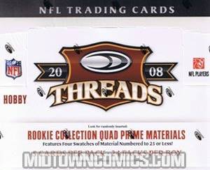 Donruss 2008 Threads NFL Trading Cards Pack