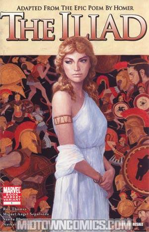 Marvel Illustrated Iliad #1 Cover B Book Market Variant Cover