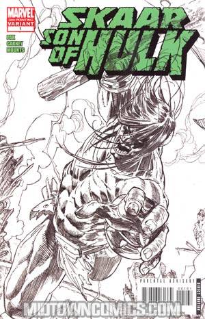 Skaar Son Of Hulk #1 Cover F 3rd Ptg Ron Garney Sketch Variant Cover