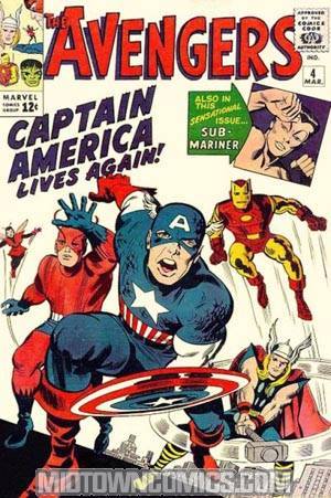 - 1st Avengers Ptg Comics A #4 Cover Midtown