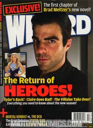 Wizard Comics Magazine #204 Heroes TV Photo Cvr