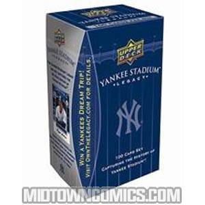 Upper Deck 2008 Yankee Stadium Legacy Trading Cards Set