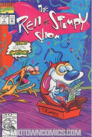 Ren & Stimpy Show #1 Cover A 1st Ptg Polybagged With Ren Air Fowler