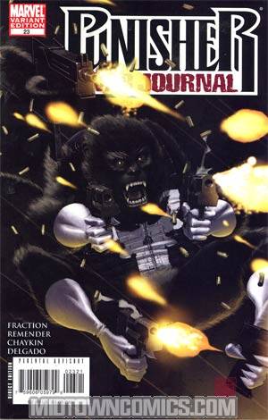 Punisher War Journal Vol 2 #23 Cover B Incentive Monkey Variant Cover