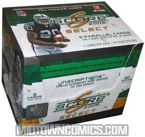 Score 2008 Select NFL Trading Cards Pack