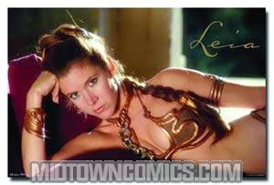 Star Wars Princess Leia As Slave Girl Poster