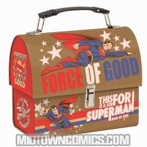 Superman Force Of Good Dome Tin Tote