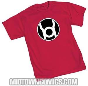 Lantern Corps Red Lantern Symbol T-Shirt Large