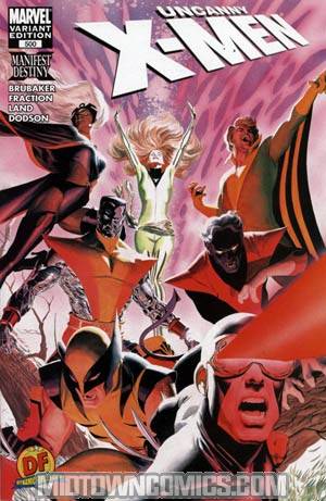 Uncanny X-Men #500 Cover H DF Exclusive Alex Ross Variant Cover Signed By Alex Ross