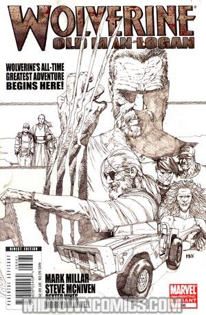Wolverine Vol 3 #66 Cover E 3rd Ptg Steve McNiven Sketch Variant Cover