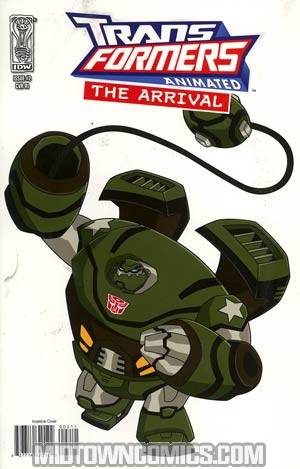 Transformers Animated Arrival #2 Incentive Bulkhead Variant Cover