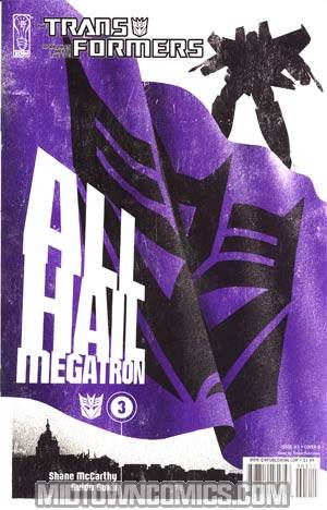 Transformers All Hail Megatron #3 Regular Trevor Hutchison Cover