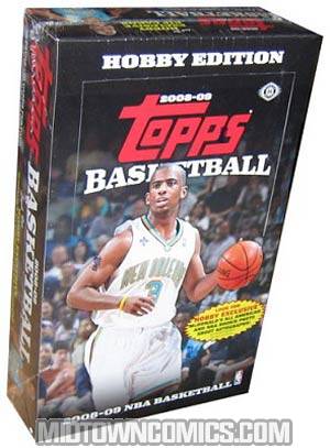 Topps 2008-2009 NBA Hobby Trading Cards Box