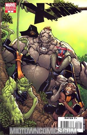 Young X-Men #6 Incentive Monkey Variant Cover (X-Men Manifest Destiny Tie-In)