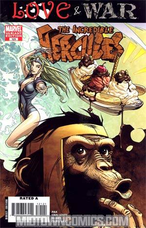 Incredible Hercules #121 Cover B Incentive Monkey Variant Cover