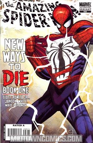 Amazing Spider-Man Vol 2 #568 Cover H 2nd Ptg John Romita Jr Variant Cover
