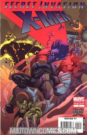 Secret Invasion X-Men #1 Cover B 2nd Ptg Cary Nord Variant Cover (X-Men Manifest Destiny Tie-In)