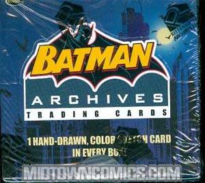 Batman Archives Trading Cards Box