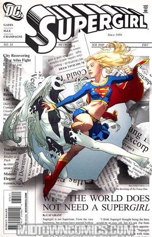 Supergirl Vol 5 #34 Regular Josh Middleton Cover