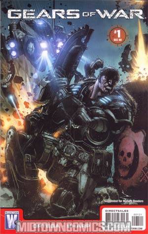 Gears Of War #1 Cover B Incentive Brandon Badeaux Variant Cover