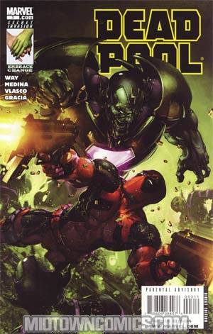 Deadpool Vol 3 #3 1st Ptg Regular Clayton Crain Cover (Secret Invasion Tie-In)