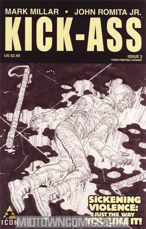 Kick-Ass #2 Cover C 3rd Ptg John Romita Jr Variant Cover