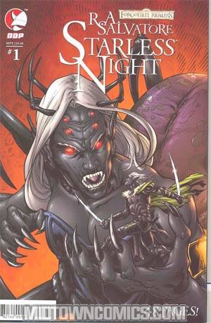 Forgotten Realms The Legend Of Drizzt Book 8 Starless Night #1 Cover A Robert Atkins
