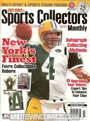Tuff Stuffs Sports Collectors Monthly Vol 25 #8 Nov 2008