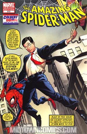 Amazing Spider-Man Vol 2 #573 Cover C Variant Stephen Colbert Cover