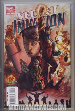 Secret Invasion #5 Cover E DF Exclusive Mel Rubi Variant Cover CGC 9.8