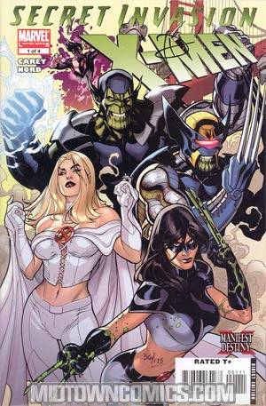 Secret Invasion X-Men #1 Cover C DF Signed By Terry Dodson