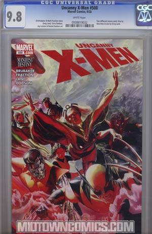 Uncanny X-Men #500 Cover K Regular Alex Ross Cover CGC 9.8