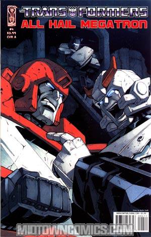 Transformers All Hail Megatron #4 Regular Guido Guidi Cover