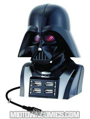 Star Wars Darth Vader 4-Port USB Hub With Sound